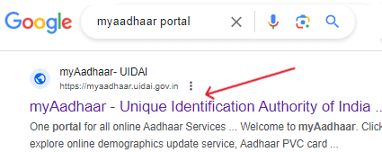 open my Aadhar Portal - divinebring.com