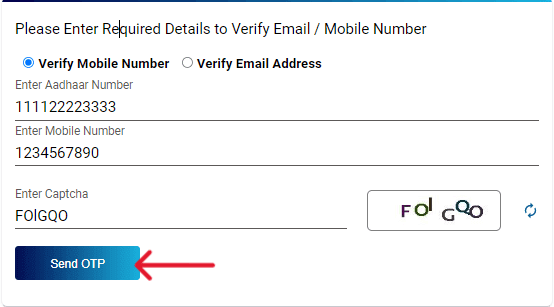 check mobile number registered with aadhar