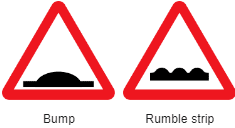 Road Humps Sign