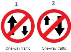 What does the One Way Sign mean